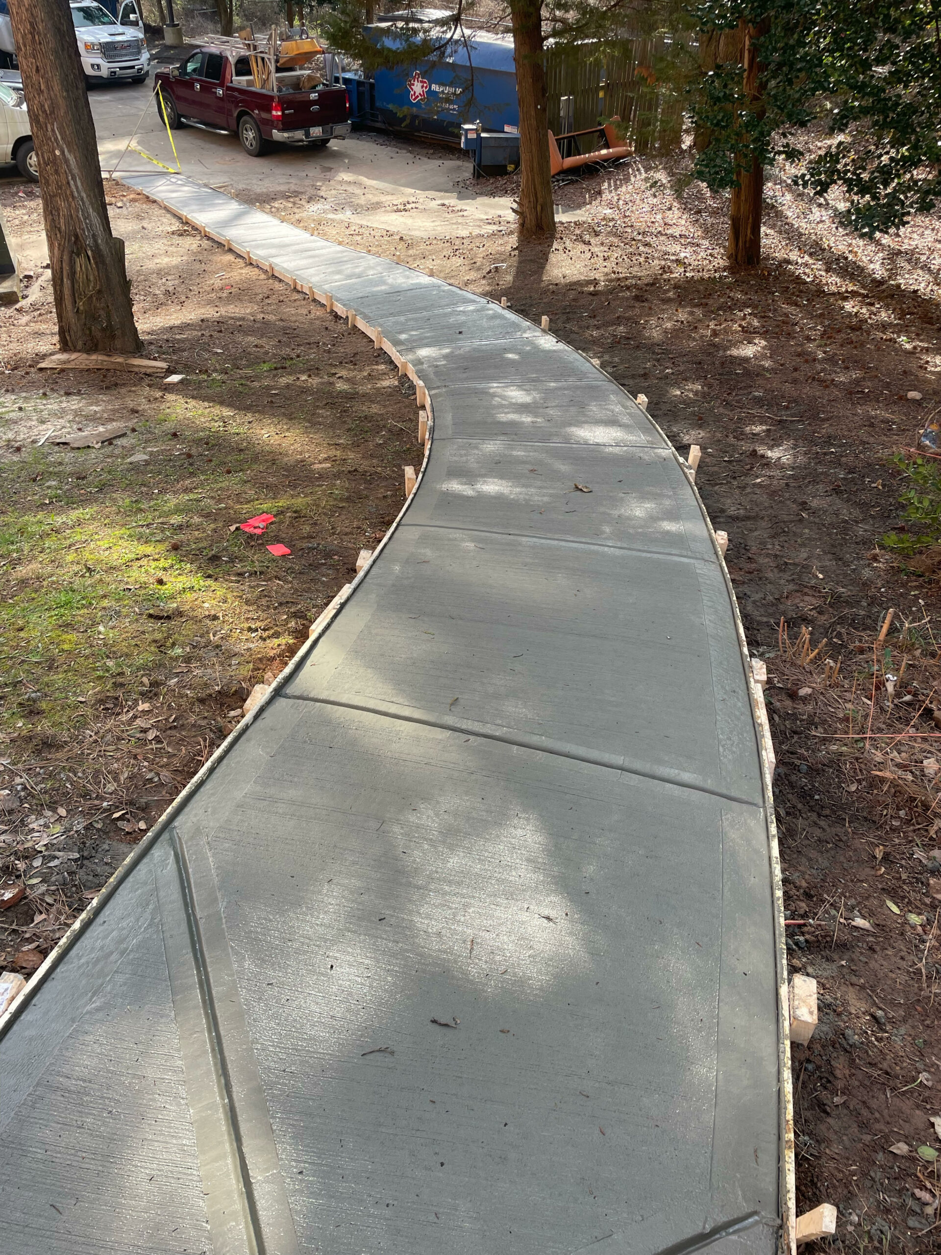Residential Concrete Sidewalks & Walkways GA by Atlanta Concrete Contractors