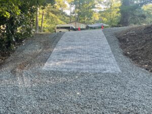 permeable paver driveway by Atlanta Concrete Contractors